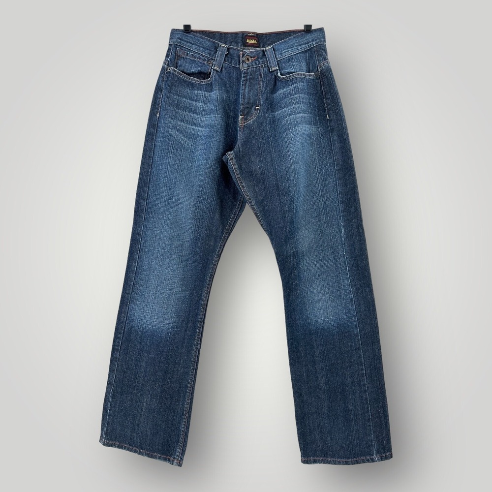 Von Dutch Jeans Mens Size 32 x 33 Blue Straight Leg Wide‎ Y2K Baggy Vintage